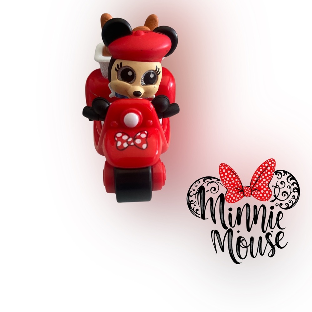 Disney Minnie Mouse Red and Black Toy Scooter